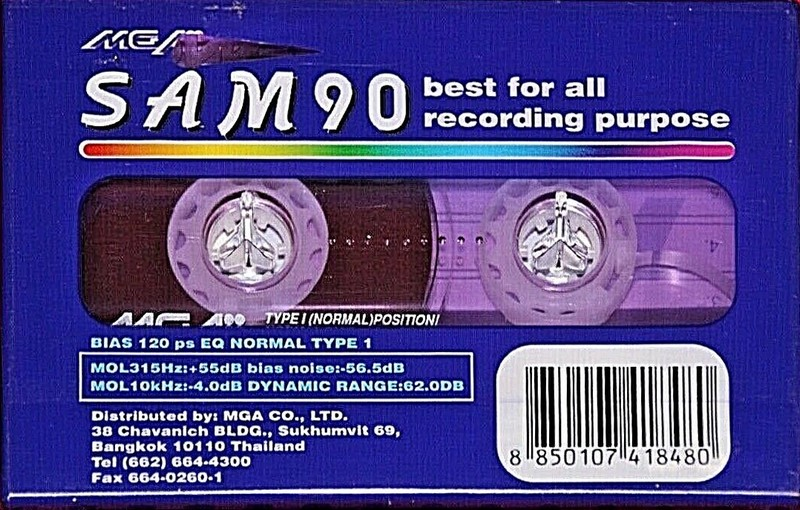 Compact Cassette:  MGA - SAM 90