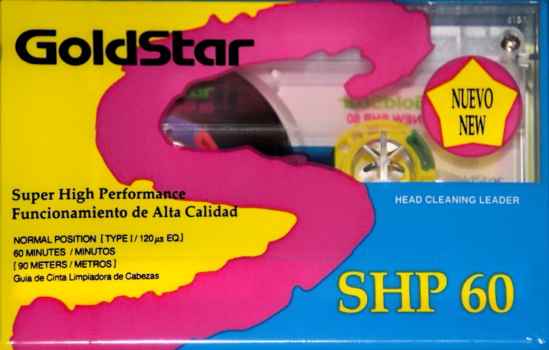 Compact Cassette Goldstar SHP 60 Type I Normal 1991 Canada