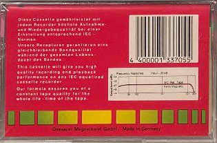 Compact Cassette: ORWO / Dessauer Magnetic sound -  60