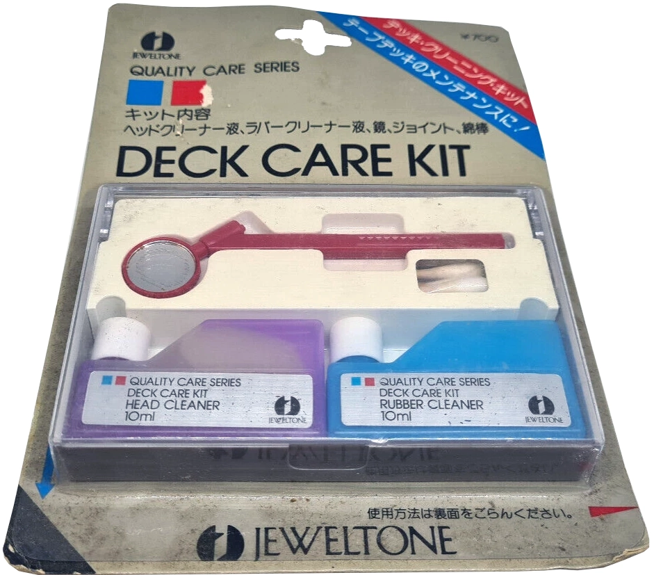 Blister Jeweltone "Deck Care KIT" Cleaning Cassette 1980 Japan