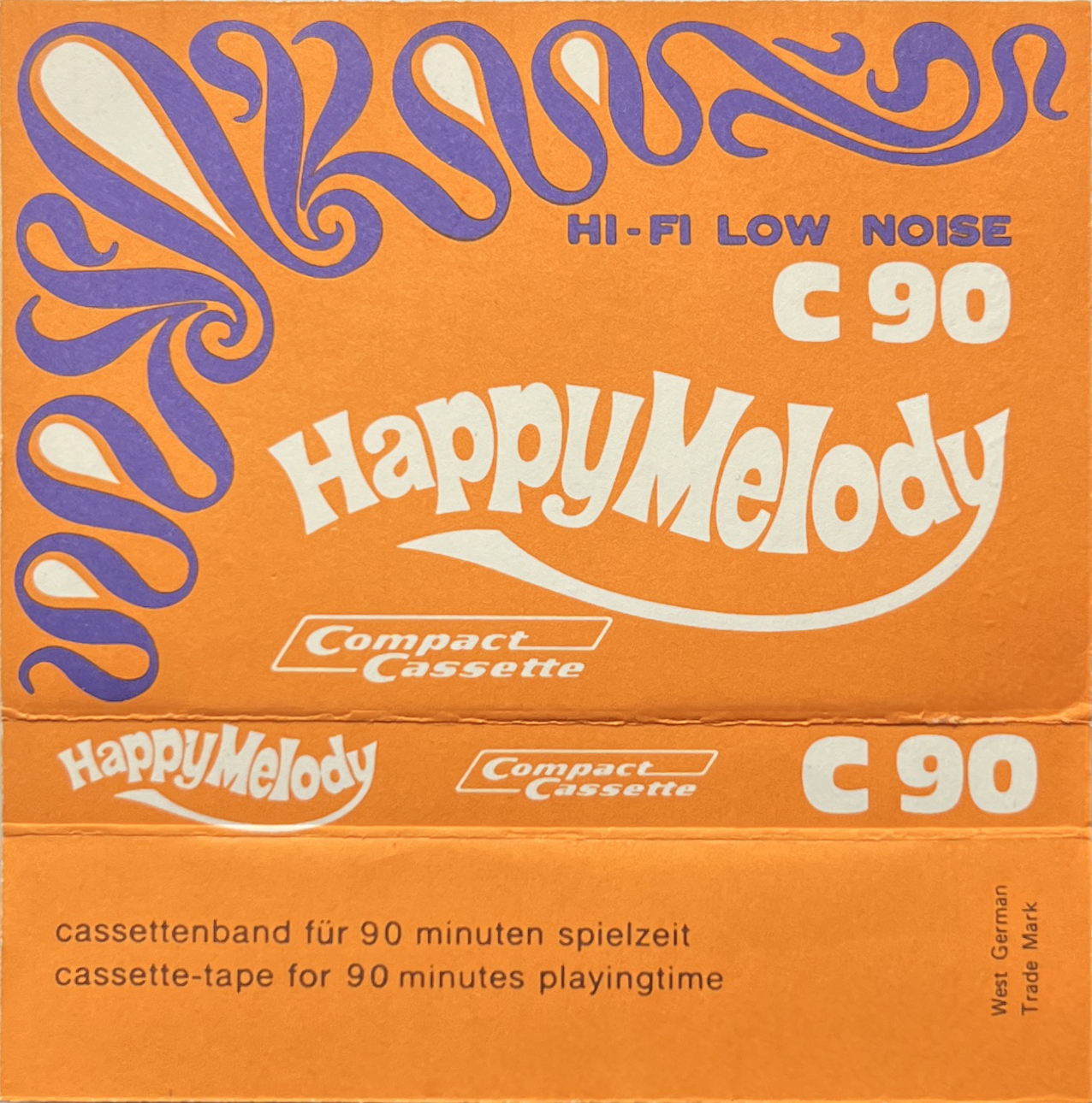 Compact Cassette Happy Melody 90 Type I Normal 1978 Germany