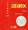 Compact Cassette Sonex 60 Type I Normal Hong Kong