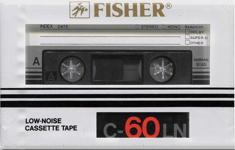 Compact Cassette Fisher LN 60 Type I Normal 1982 USA