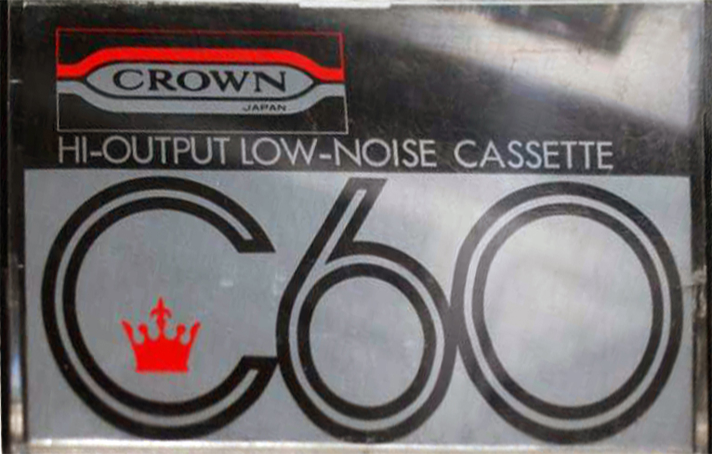 Compact Cassette Crown / Crown Radio Corporation 60 Type I Normal 1981 Unknown Country