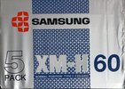 5 pack Samsung XM-H 60 Type I Normal 1990 Europe