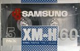 5 pack Samsung XM-H 60 Type I Normal 1990 Europe