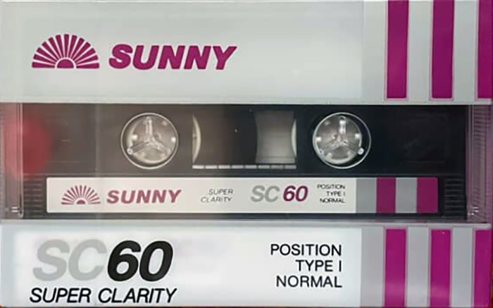 Compact Cassette Sunny SC 60 Type I Normal Indonesia