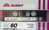 Compact Cassette Sunny SC 60 Type I Normal Indonesia