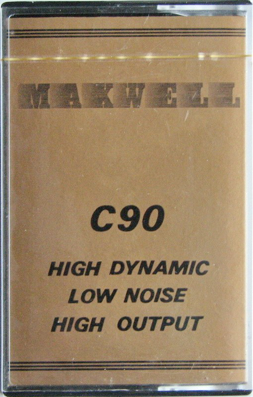 Compact Cassette Maxwell 90 Type I Normal 1980 Hong Kong