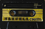Compact Cassette Maxwell 90 Type I Normal 1980 Hong Kong