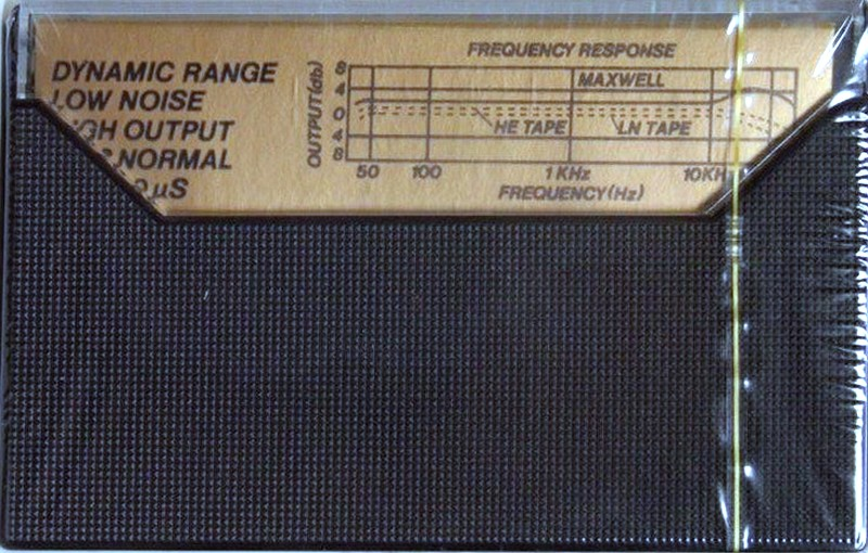 Compact Cassette Maxwell 90 Type I Normal 1980 Hong Kong