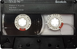 Compact Cassette Scotch XS II 90 Type II Chrome 1990 Worldwide
