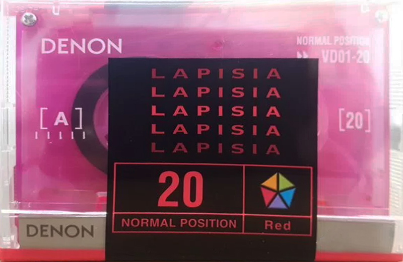 Compact Cassette Denon Lapisia 20 "VD01-20" Type I Normal 1997 Japan