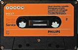 Compact Cassette Philips 811 CCT Cleaning Cassette 1971 Europe