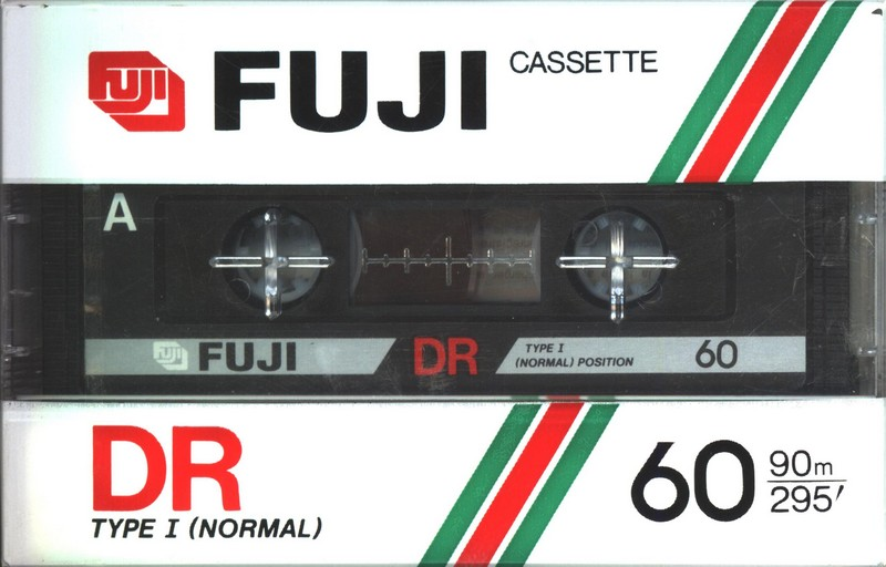 Compact Cassette Fuji DR 60 Type I Normal 1985 Europe