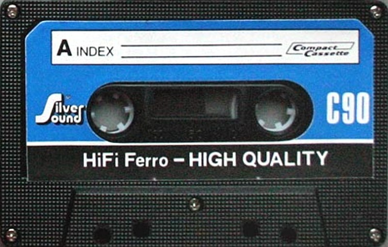 Compact Cassette Silver Sound High Quality 90 "Multibrand" Type I Normal 1983 Europe