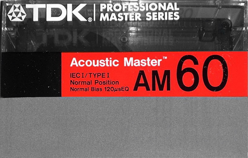 Compact Cassette:  TDK - AM 60