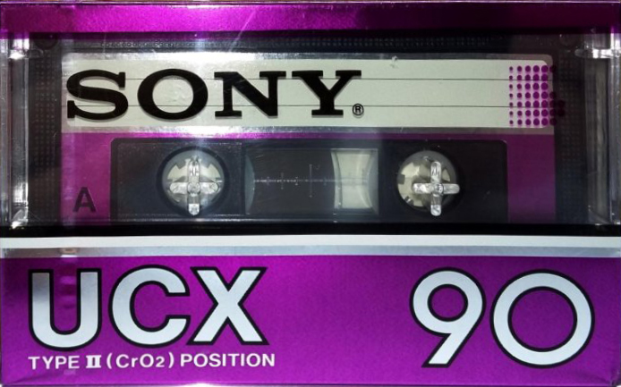 Compact Cassette Sony UCX 90 Type II Chrome 1983 Japan