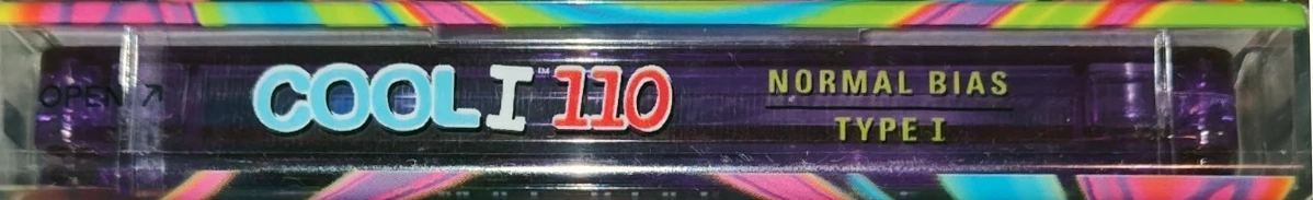 Compact Cassette ICE COOL 110 "Purple" Type I Normal 1996 USA