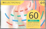 Compact Cassette Melectronic MHQ II-S 60 Type II Chrome 1995 Switzerland