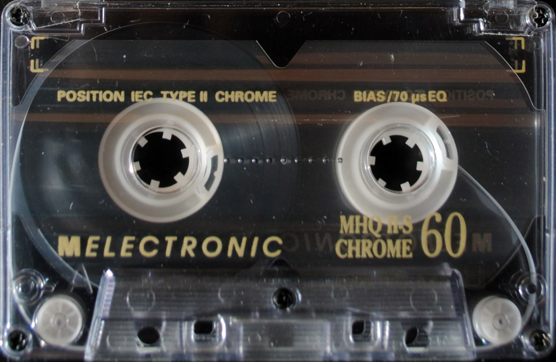 Compact Cassette Melectronic MHQ II-S 60 Type II Chrome 1995 Switzerland