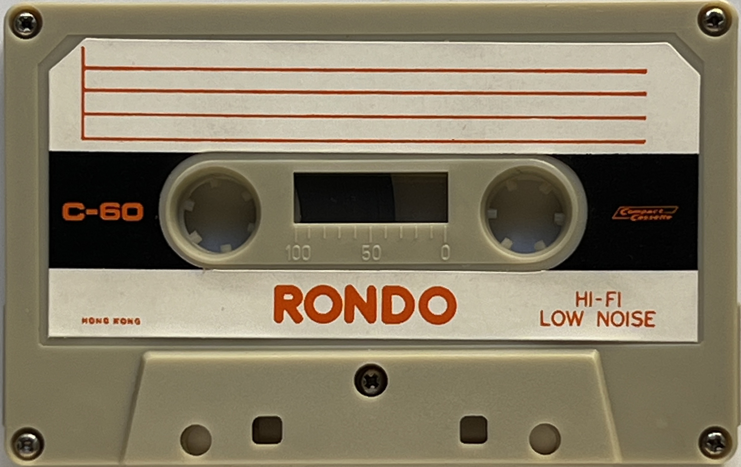 Compact Cassette Rondo 60 Type I Normal Europe