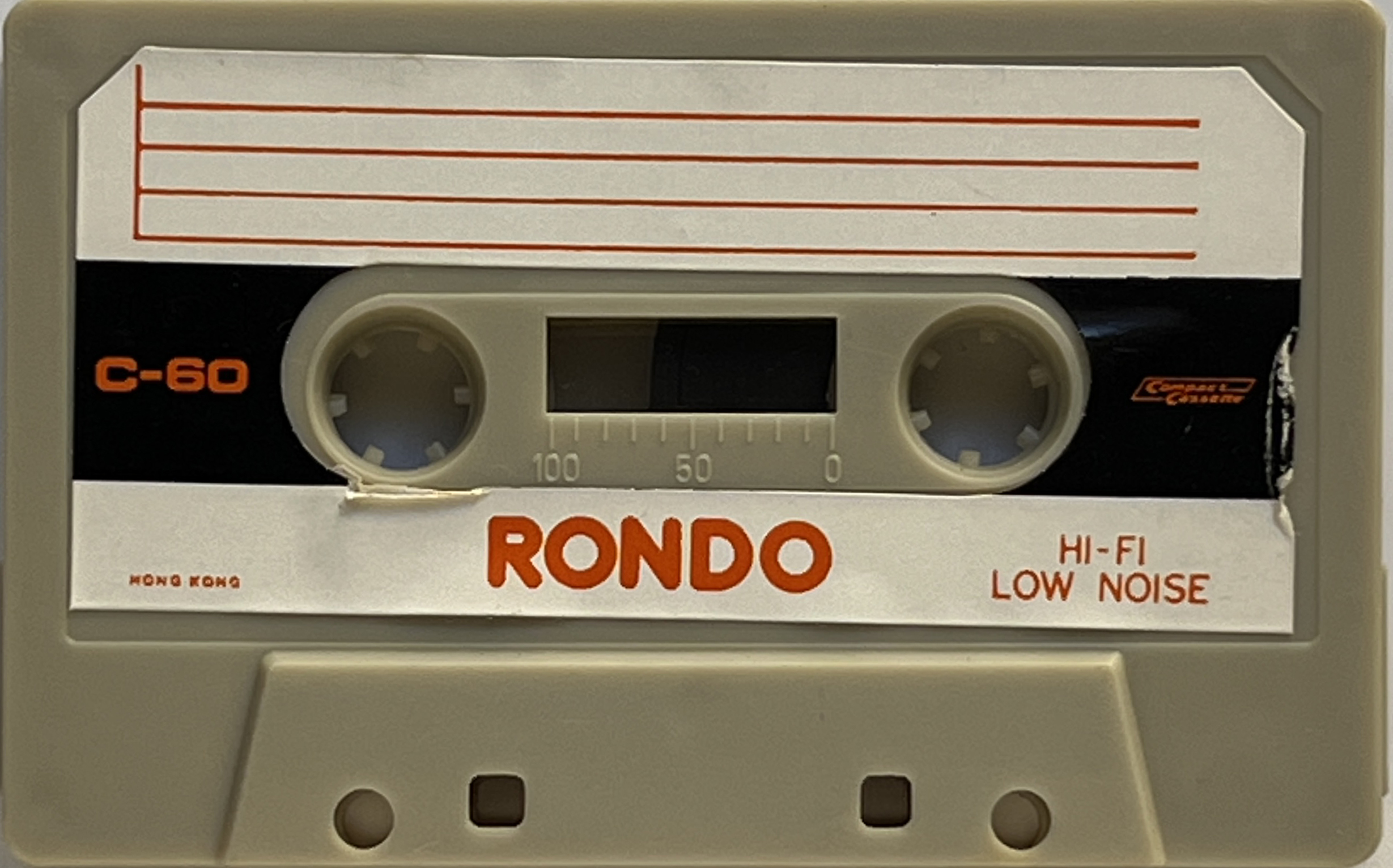 Compact Cassette Rondo 60 Type I Normal Europe