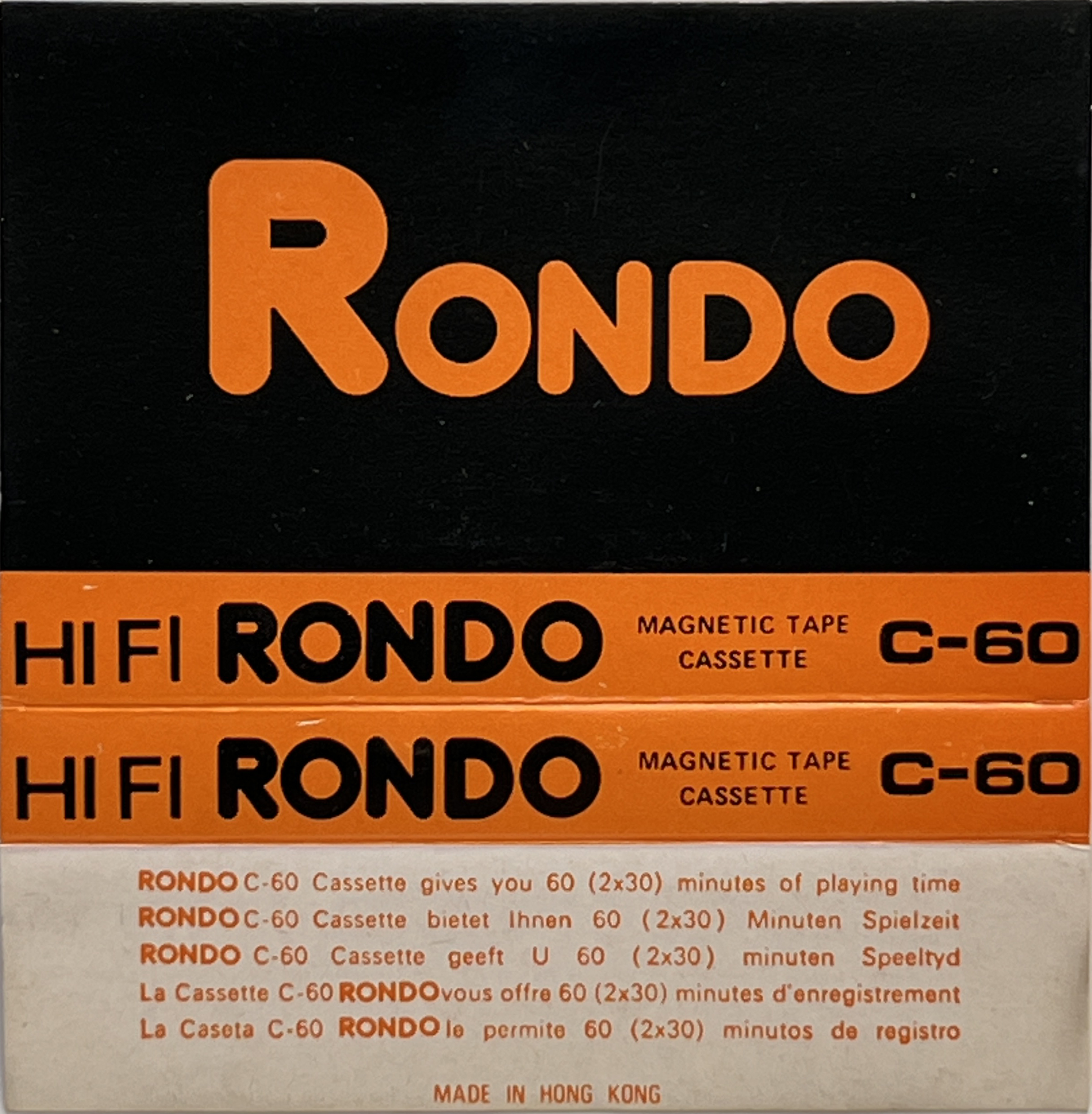 Compact Cassette Rondo 60 Type I Normal Europe