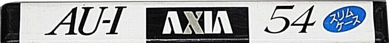 Compact Cassette AXIA AU-I 54 Type I Normal 1991 Japan