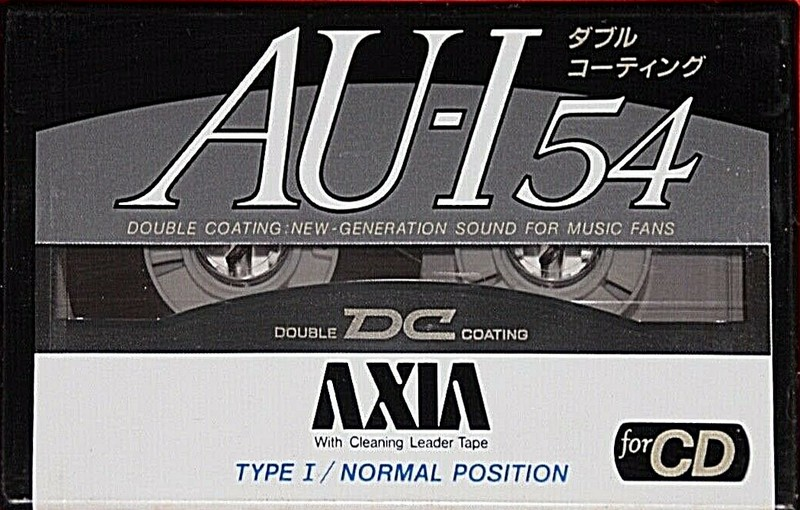 Compact Cassette: FUJI AXIA - AU-I 54