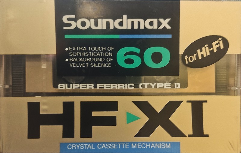 Compact Cassette Soundmax 60 "HF-XI" Type I Normal North America