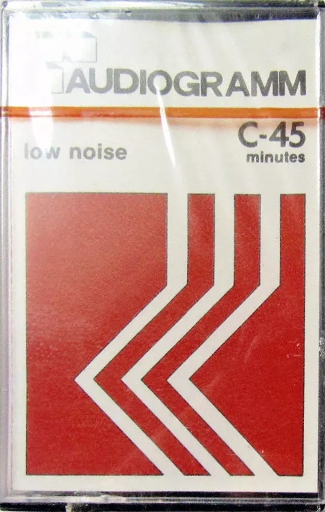 Compact Cassette Audiogramm 45 Type I Normal 1981 France