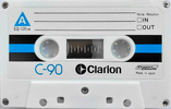Compact Cassette Clarion 90 Type I Normal 1978 Japan