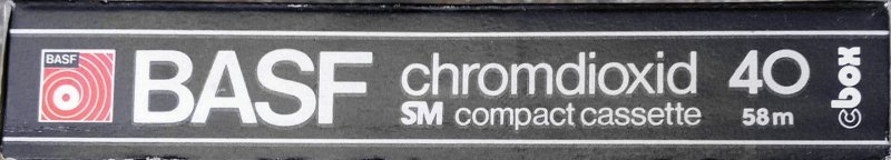 Compact Cassette BASF Chromdioxid 40 Type II Chrome 1977 Germany