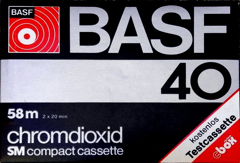 Compact Cassette: BASF  - Chromdioxid 40