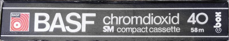 Compact Cassette: BASF  - Chromdioxid 40