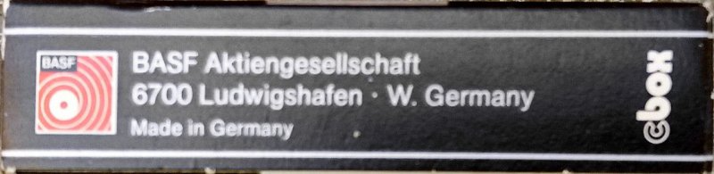 Compact Cassette BASF Chromdioxid 40 Type II Chrome 1977 Germany