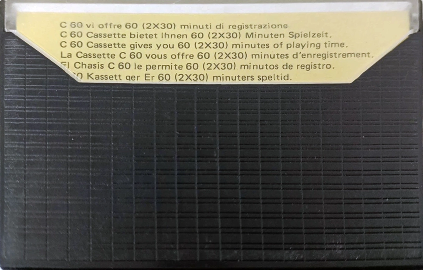 Compact Cassette Inno-Hit Serie HE 60 Type I Normal Europe