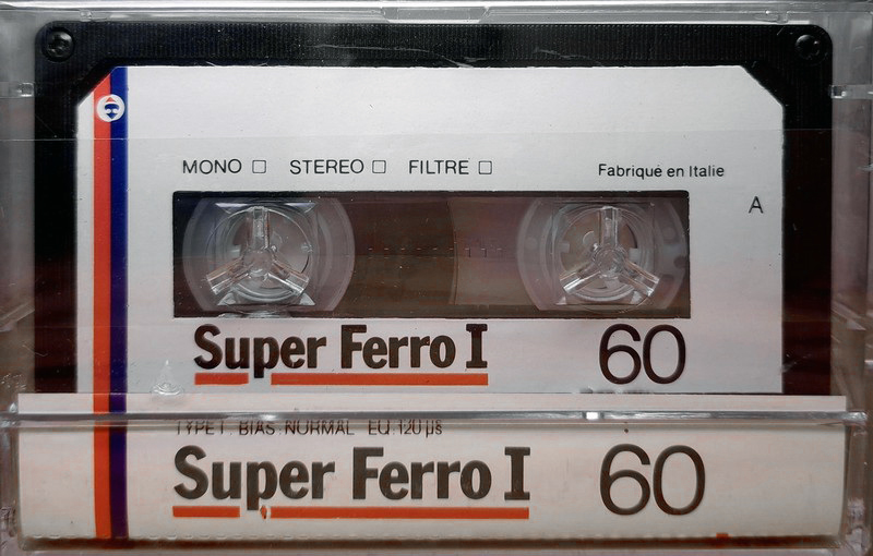 Compact Cassette Carrefour 60 Type I Normal Italy