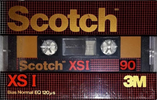 Compact Cassette Scotch XS I 90 Type I Normal 1982 Brazil