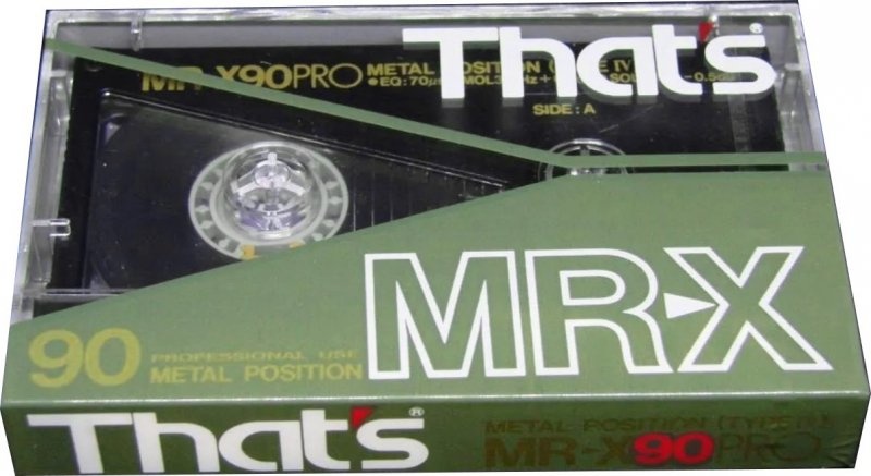 Compact Cassette Thats MR-X 90 Type IV Metal 1986 Japan
