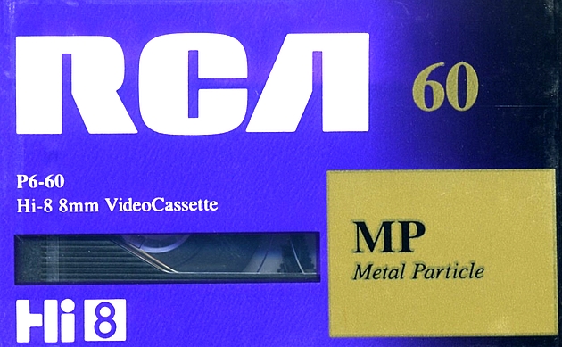 Video8, Hi8, Digital8 RCA 60 "Hi8 MP" Type IV Metal 1990 USA