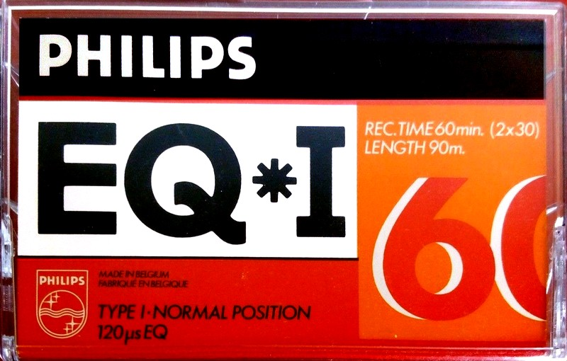 Compact Cassette Philips EQ-I 60 Type I Normal 1988 Europe