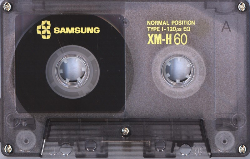 Compact Cassette Samsung XM-H 60 Type I Normal 1988 South Korea