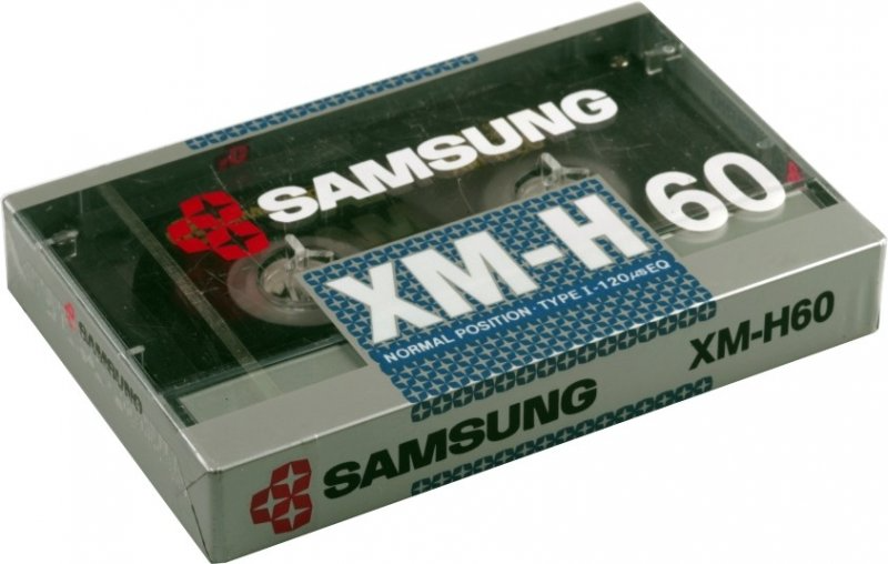 Compact Cassette Samsung XM-H 60 Type I Normal 1988 South Korea