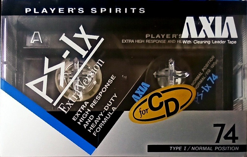 Compact Cassette AXIA PS-Ix 74 Type I Normal 1988 Japan