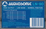 Compact Cassette Audiosonic 90 Type I Normal 1982 China