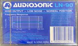 Compact Cassette Audiosonic 90 Type I Normal 1986 Australia