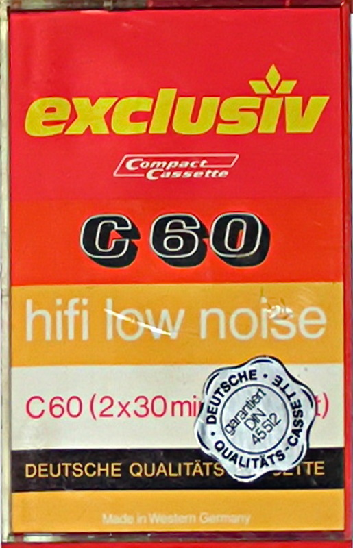 Compact Cassette Exclusiv 60 Type I Normal Germany