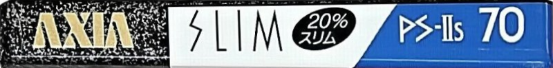 Compact Cassette AXIA PS-IIs 70 "PS-2s S 70" Type II Chrome 1989 Japan